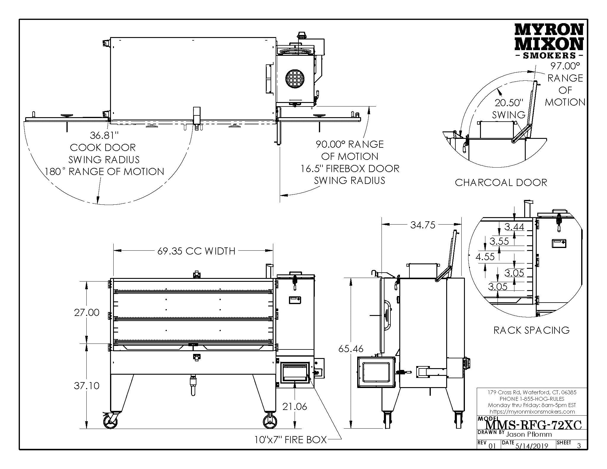 Myron Mixon RFG-72XC Gravity Smoker